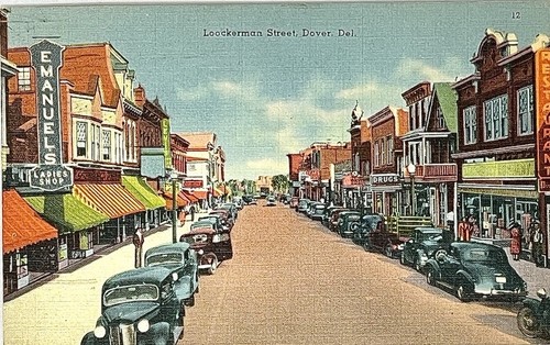 Dover delaware postcard - dover,