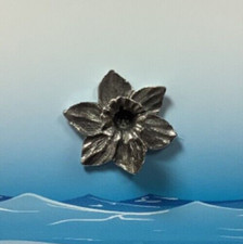 Welsh silver pewter daffodil - silver,