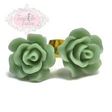 Small Pastel Tone Carved Rose
