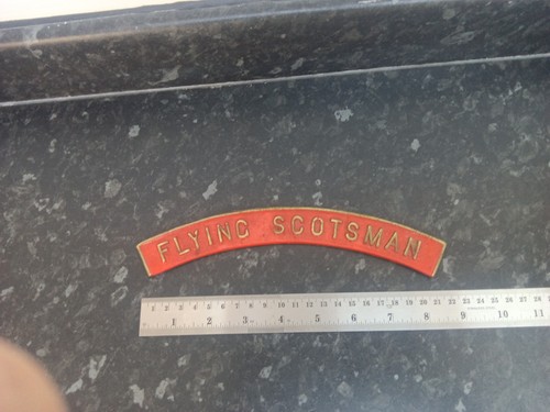 Solid brass flying scotsman - solid, scotsman"