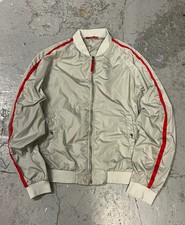 SS2006 Prada Grey & Red Sport Track Jacket (M)