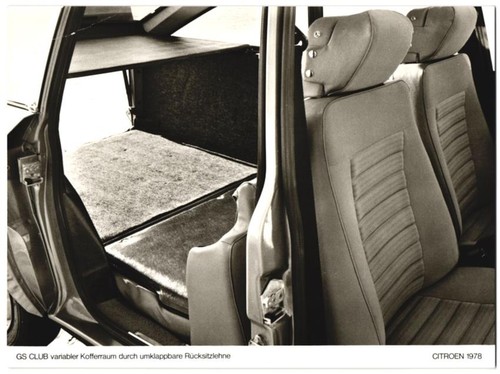 Photograph car citroen club - photograph, gs