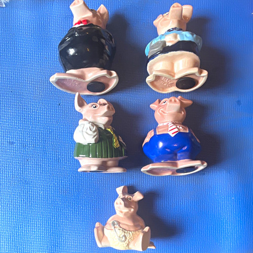 Full set natwest piggy - full, of