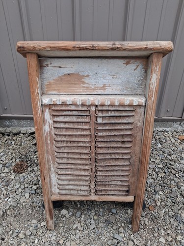 Antique primitive washboard - washboard,