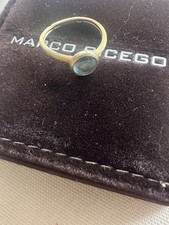Marco Bicego 18ct Gold Blue Topaz Ring 