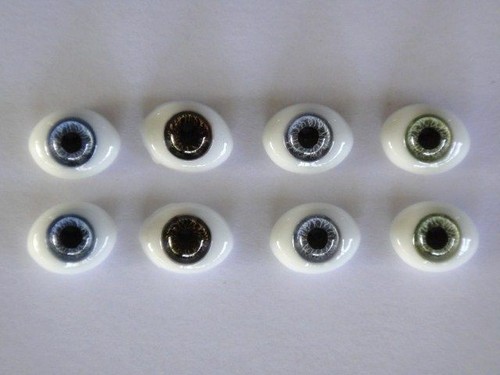 Glass eyes paperweight - glass, mm