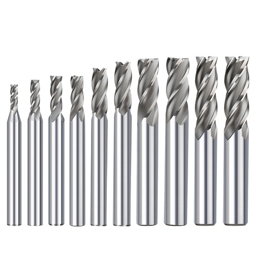 10pcs hss end mill - end,
