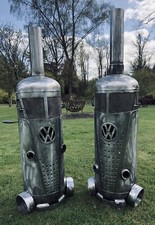 VW Splitscreen Log Burner