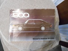 Saab 900 Owners Manual and