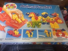 BIN VINTAGE ' PETER PAN ‘ Animal Fun Set Play Stuff 1987 Moulding