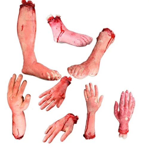 Severed arm leg fingers - arm,
