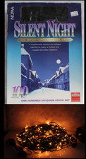 Noma Silent Night 100 Outdoor Vintage Retro Christmas Lights Boxed Spare bulbs