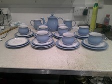 Denby Colonial Blue Tea Set, T