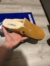 Birkenstock Boston Clogs Brown Size 7.5 Women’s Shoes New Never Worn with Box UK