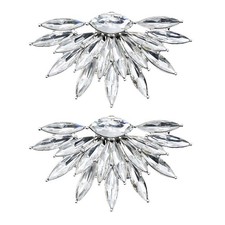  2 Pcs Shoe Buckles Clip on