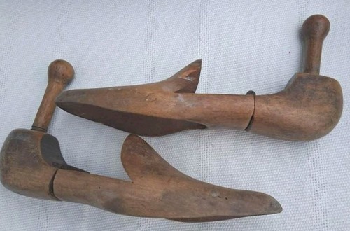 Antique pair wooden - pair,