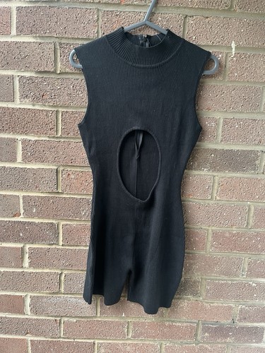 Ladies playsuit black size - -,
