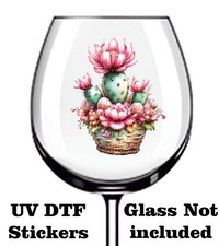 Easter Cactus Plant UV DTF