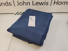 John Lewis Navy Faux Silk