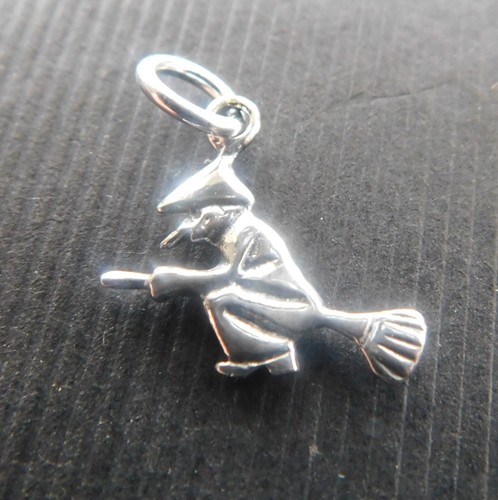 New witch charm - new, sterling