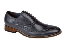 Black oxford brogue dress - brogue,
