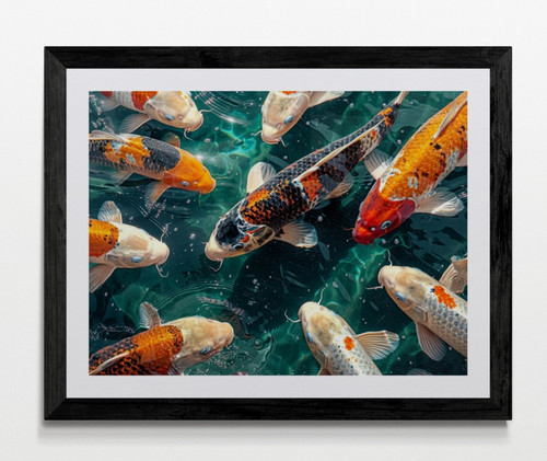 Japanese koi carp fish - japanese,