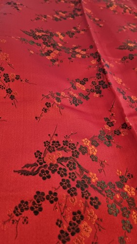 Chinese print silk fabric - print,