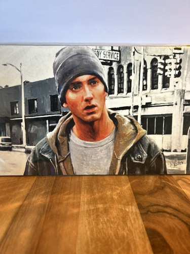 Eminem handmade hardback print - eminem,