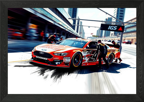 Nascar stock car pit - stock,
