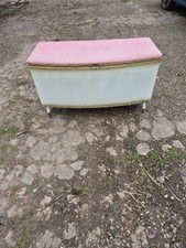 Pink & White Lloyd Loom Style
