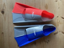 Maru Swimming Training Fins UK 5.5-6.5 Red/Silver/Blue