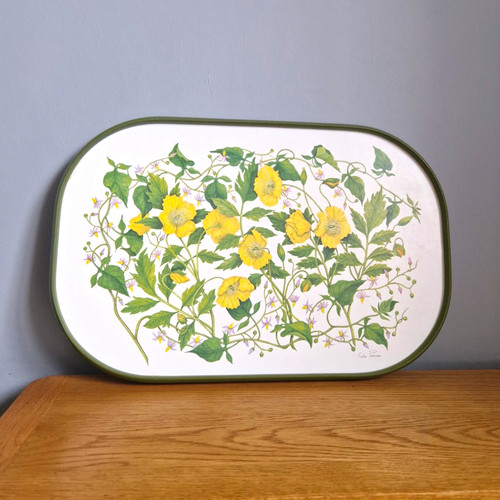 Clover leaf melamine serving - leaf,