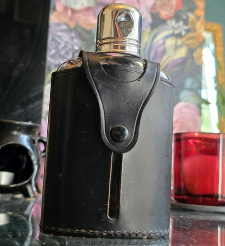 Glass hunter flask 8oz - glass, hunter's