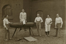 Turners with pommel horse