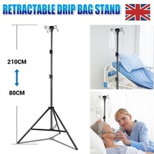 Adjustable IV Pole Stainless