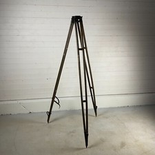 Tall Vintage Hardwood Surveyors Tripod