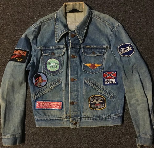 Vtg 70s denim patches - vtg,