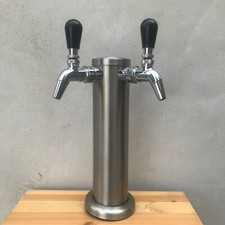 Intertap Double Tap Kegland Stainless Steel Font Faucet Tower Kegerator Beer