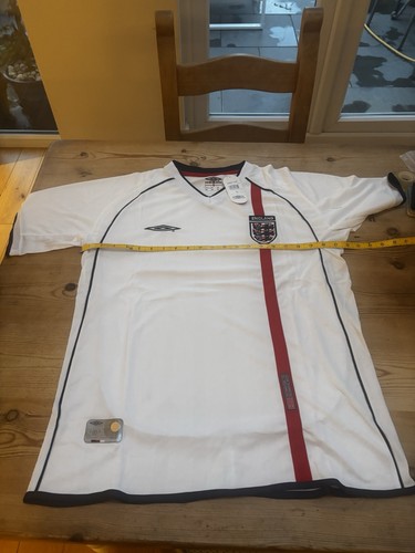 England 2002 home shirt large - 2002,