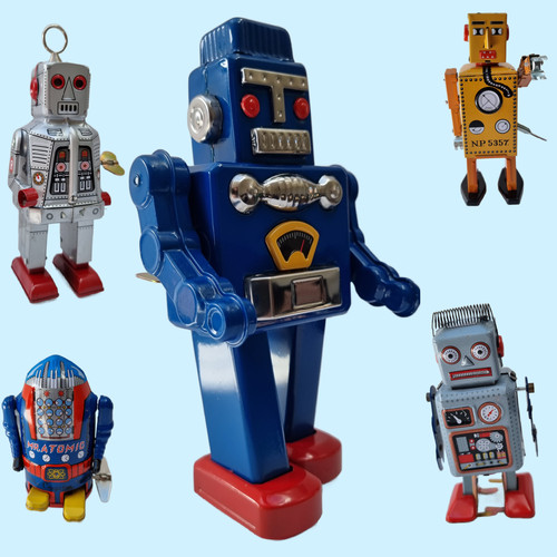 Vintage space robot - vintage,