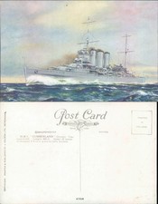 HMS Cumberland cruiser Salmon Ltd Nautical Military