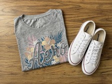 Aeropostale grey marl logo - aeropostale,