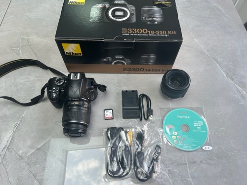 Nikon d3300 dslr with 55mm - nikon,