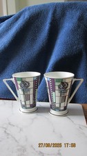WREN CHINA CHARLES RENNIE MACKINTOSH MUGS X 2