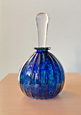 LOVELY British Studio glass "Urchin" perfume bottle by Jane Charles - signed