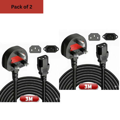 Power cable plug - 3m, uk