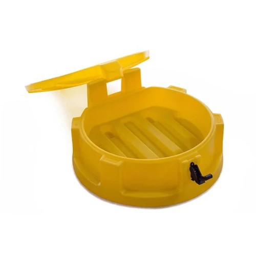 Drum funnel and - and, lid
