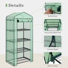 4 Tier Mini Greenhouse Indoor