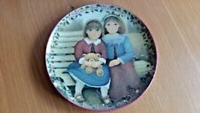 Bradford Exchange Plate Sisters Are Blossoms Chantel Poulin 1995 Kindred Moments