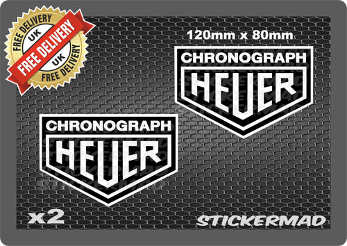 Chronograph heuer stickers - heuer,